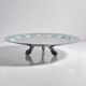 Indonesian footed bowl Mid Cenury 1950s