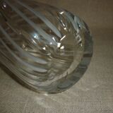 Bouteille ciselée en verre