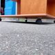 Teak wheeled coffee table for G Plan, 1987