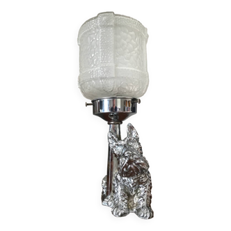 Very pretty art deco Scottish terrier lamp