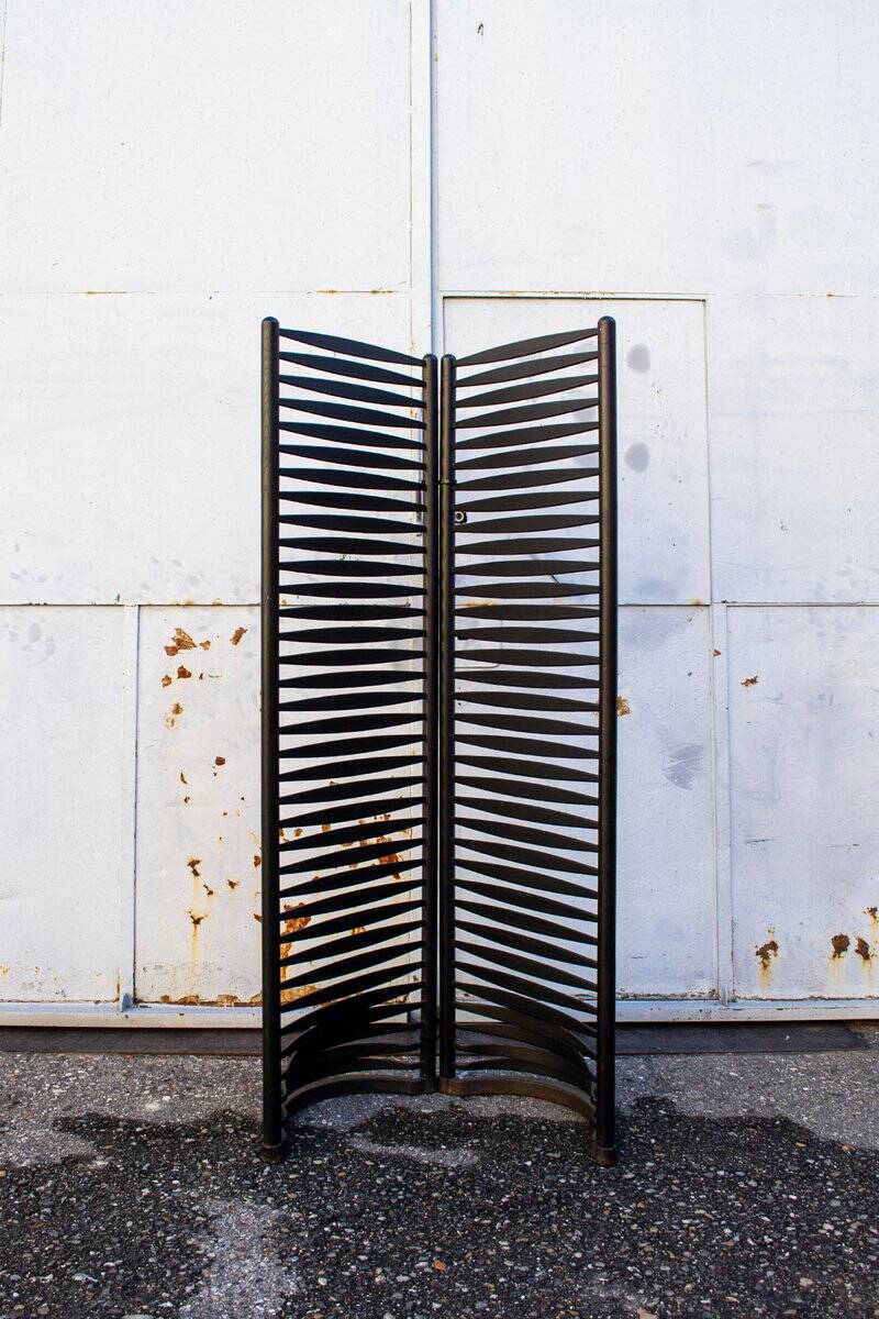 Black screen by Massimo Morozzi per Mazzei, year '80, set of 2
