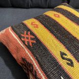 Housse de coussin Kilim turc