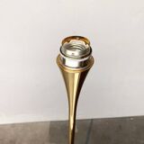 Lonea floor lamp in Hollywood Regency vintage style in brass by Florian Schulz.