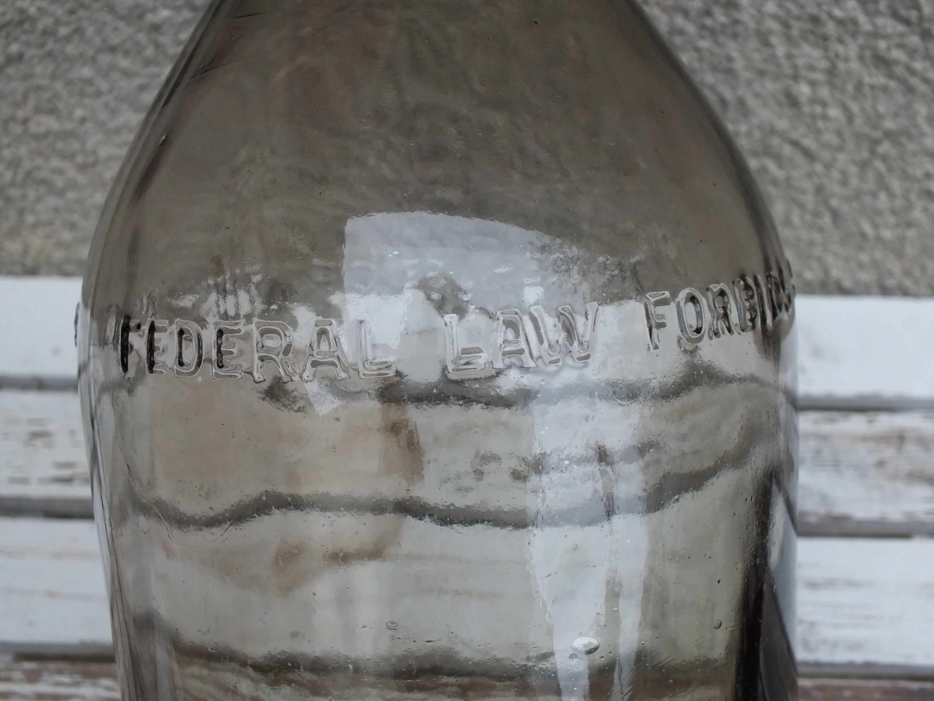 Bottle cognac léon croizet, 5l era prohibition usa