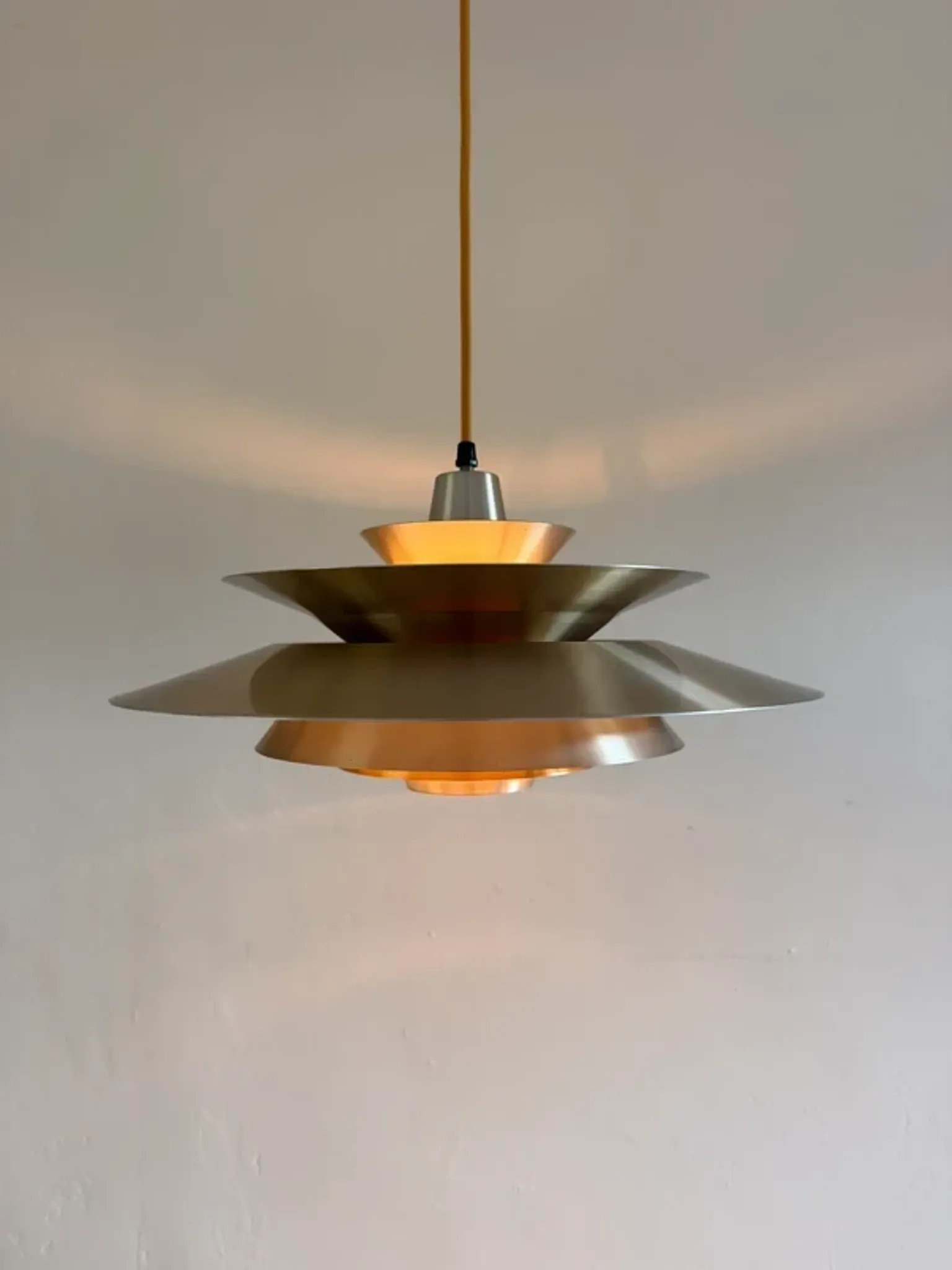 Vintage Lyskaer pendant - Bent Nordsted - Danish multilayered lamp