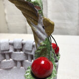 Cherry earthenware basket