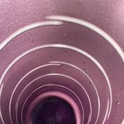 Vase Barbini Murano Violet - Vintage Signé