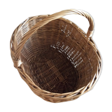Old rattan basket - vintage