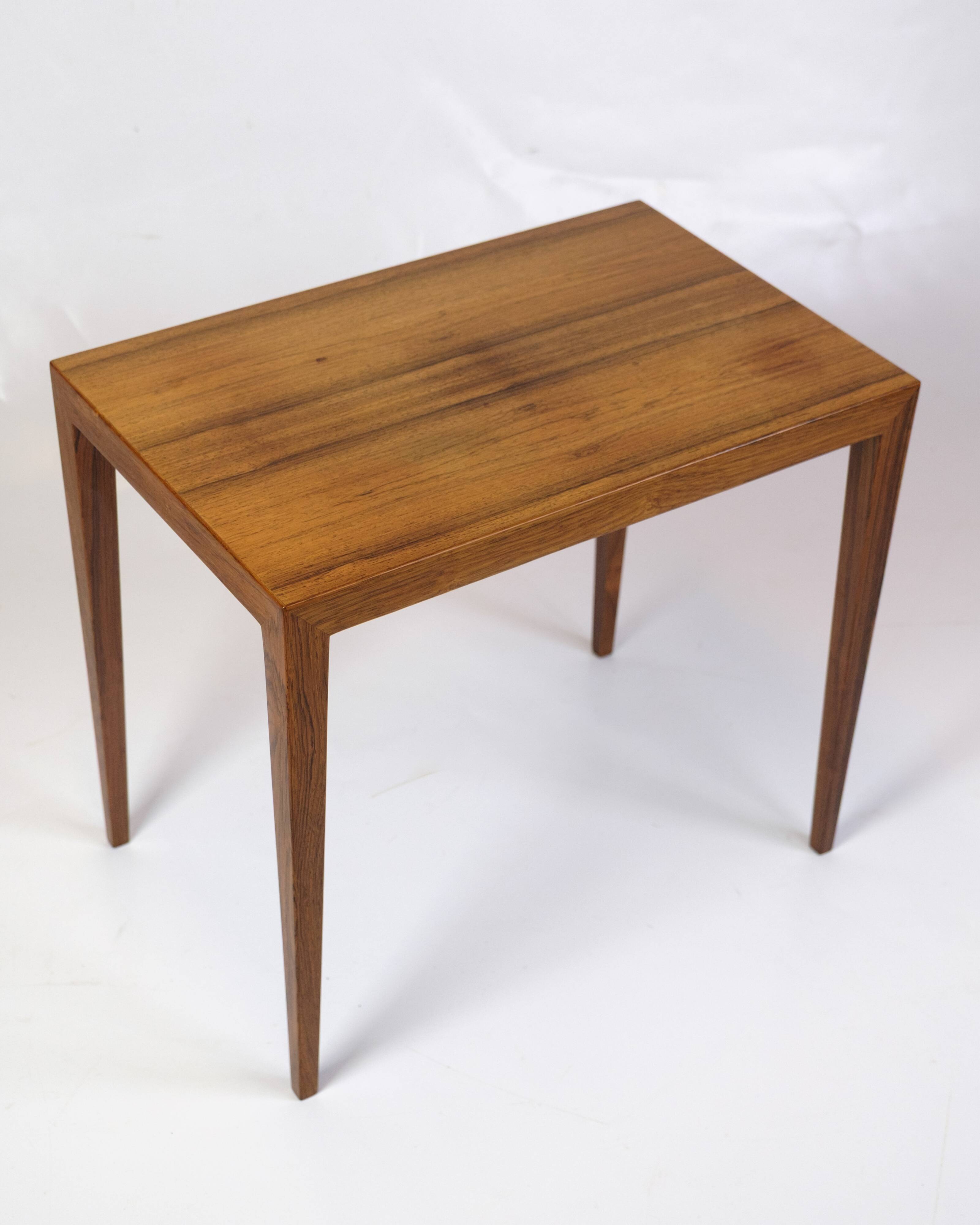 Table d'appoint modèle 31A en palissandre par Severin Hansen pour Haslev Furniture