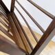 Vintage wooden magazine rack with Scandinavian design
