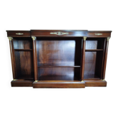Bibus - Low Empire-style mahogany shelf/bookcase