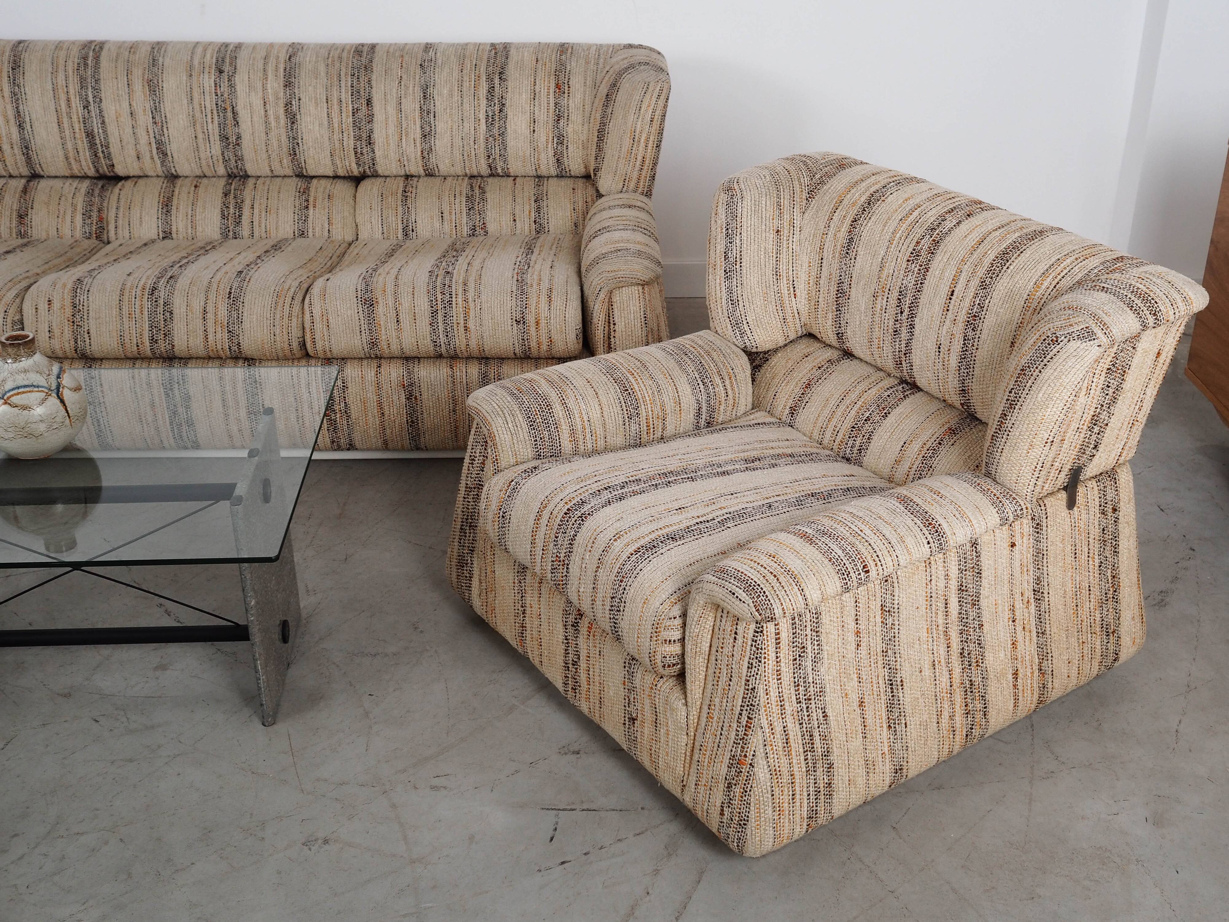 Fauteuil par Saporiti, Italie années 1960