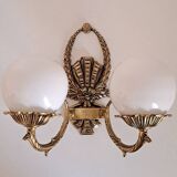 Bronze wall lamp