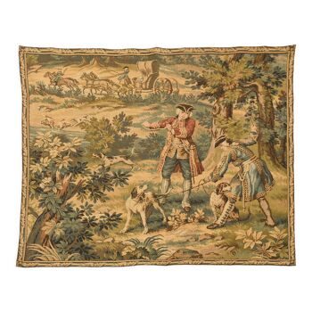 Tapestry depicting a hunting scene