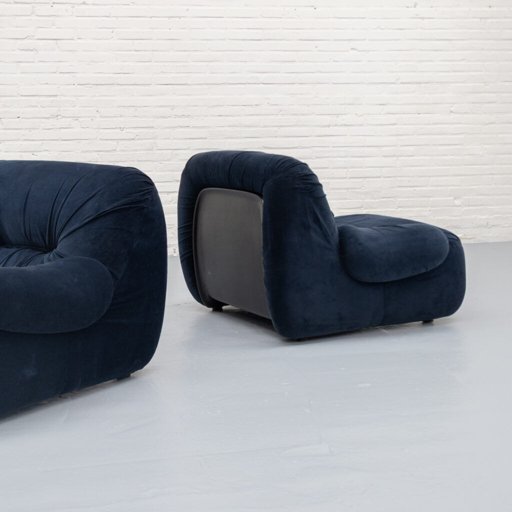 Malu lounge chair by Diego Mattu for 1P Italy 1970s