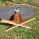 Table basse ovale vintage