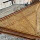 Table Basse Triangulaire Bambou Rotin + Plateaux Cannées Modèle Unique