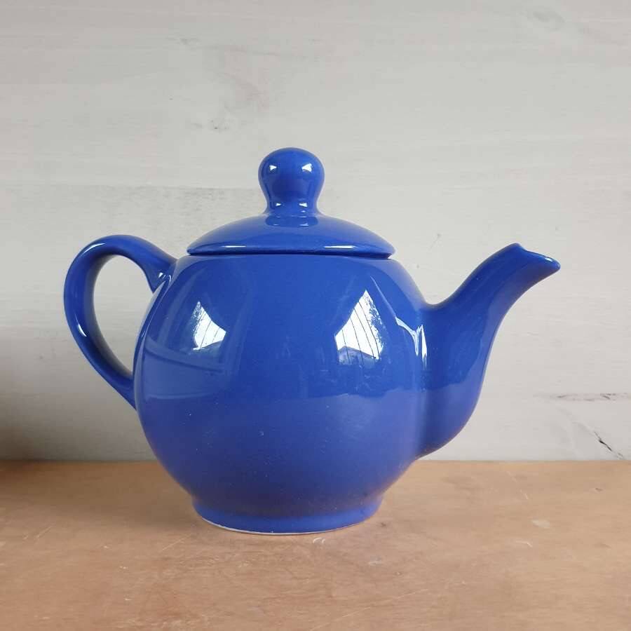 Blue teapot