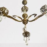 Chandeliers with glass drops 3 lights