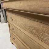 Oak aerogummed chest of drawers – chic country style antique furniture