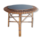 Table basse rotin 1950/60