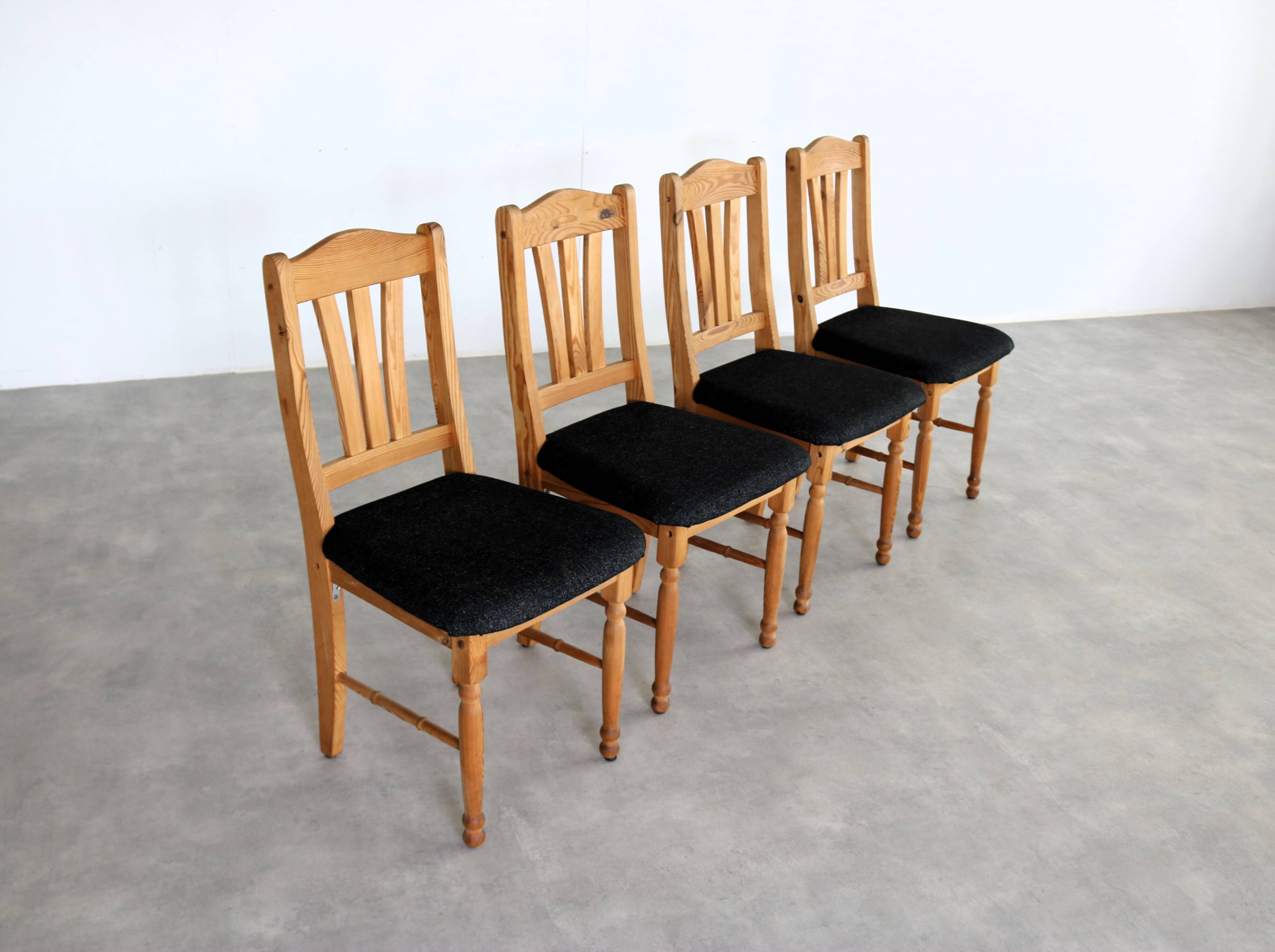 vintage dining room chairs | chairs | pine | 70's
