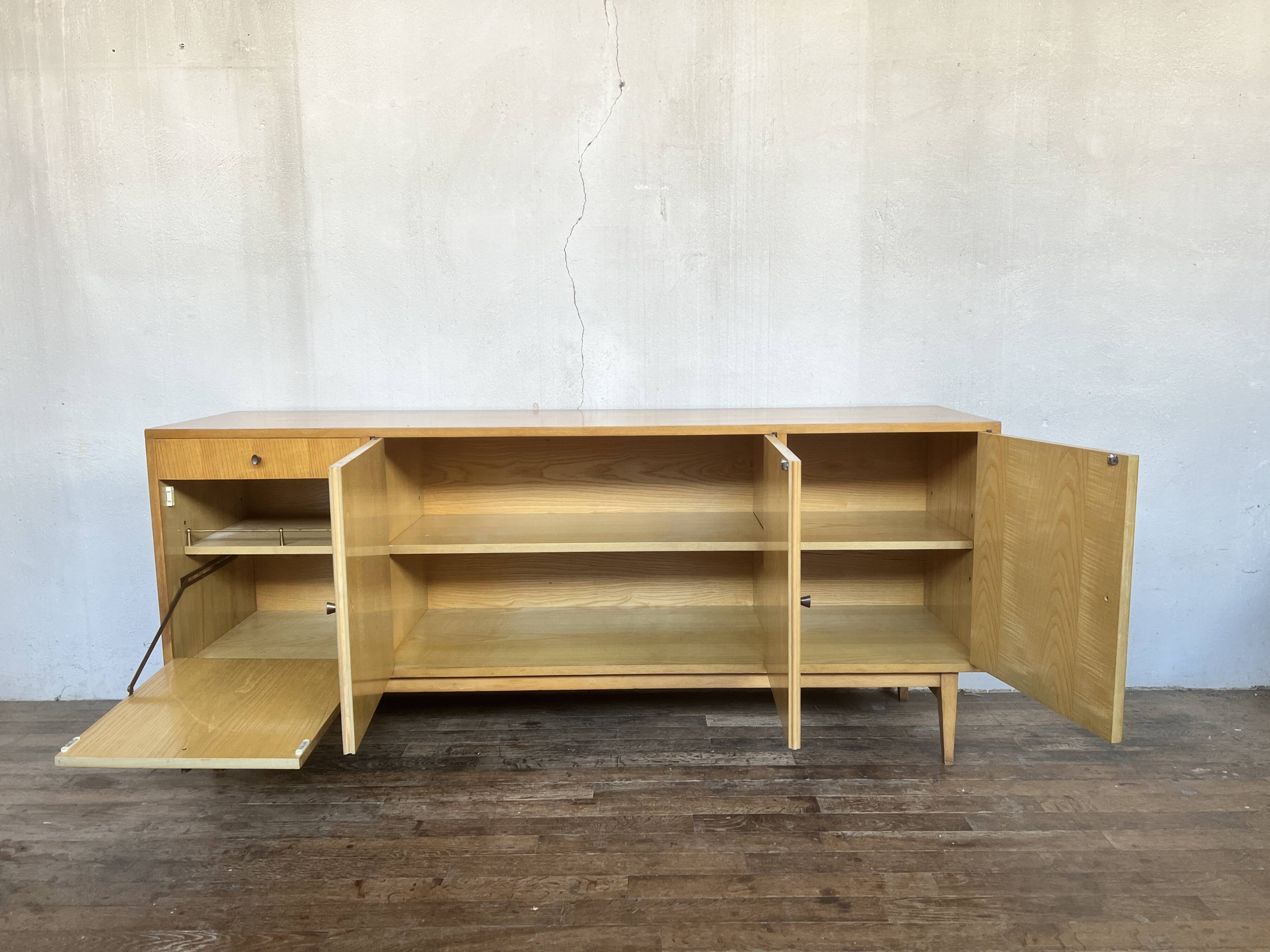 Enfilade en érable 1950 Vintage