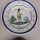 2 old faience collection plates from Quimper HB. Brittany