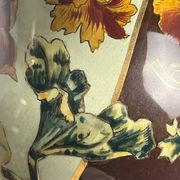 Art Deco, pair of Lunéville earthenware vases circa 1930