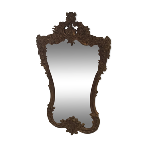 miroir rocaille de style - baroque