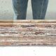 Miroir rectangulaire en bois ancien