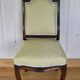 Louis-Philippe chairs carved in mahogany