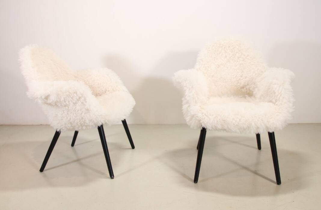 2 chaises Vitra Organic de Charles Eames et Eero Saarinen