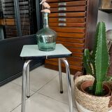 Green formica stool