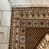 Vintage Persian oriental wool rug