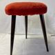 Vintage tripod stool red moumoute