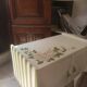 Vintage wooden bedside table