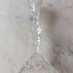 Moulded glass candlestick portieux