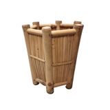 Vintage Rattan Planter, 1970s
