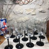 12 verres à vin publicité Esso année 80