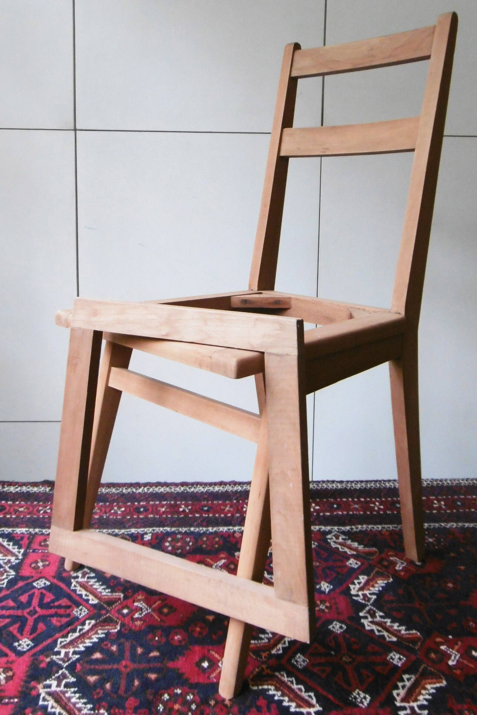 Pair of chairs 50-60 to upholster and skate