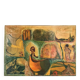 Les filets du destin, O.EFFEN, 1973, technique mixte