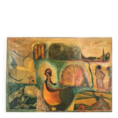 O.EFFEN, active 20th century. The Nets of Destiny, 1973. Mixed media.