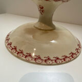 Opaque porcelain compote from Gien thistles