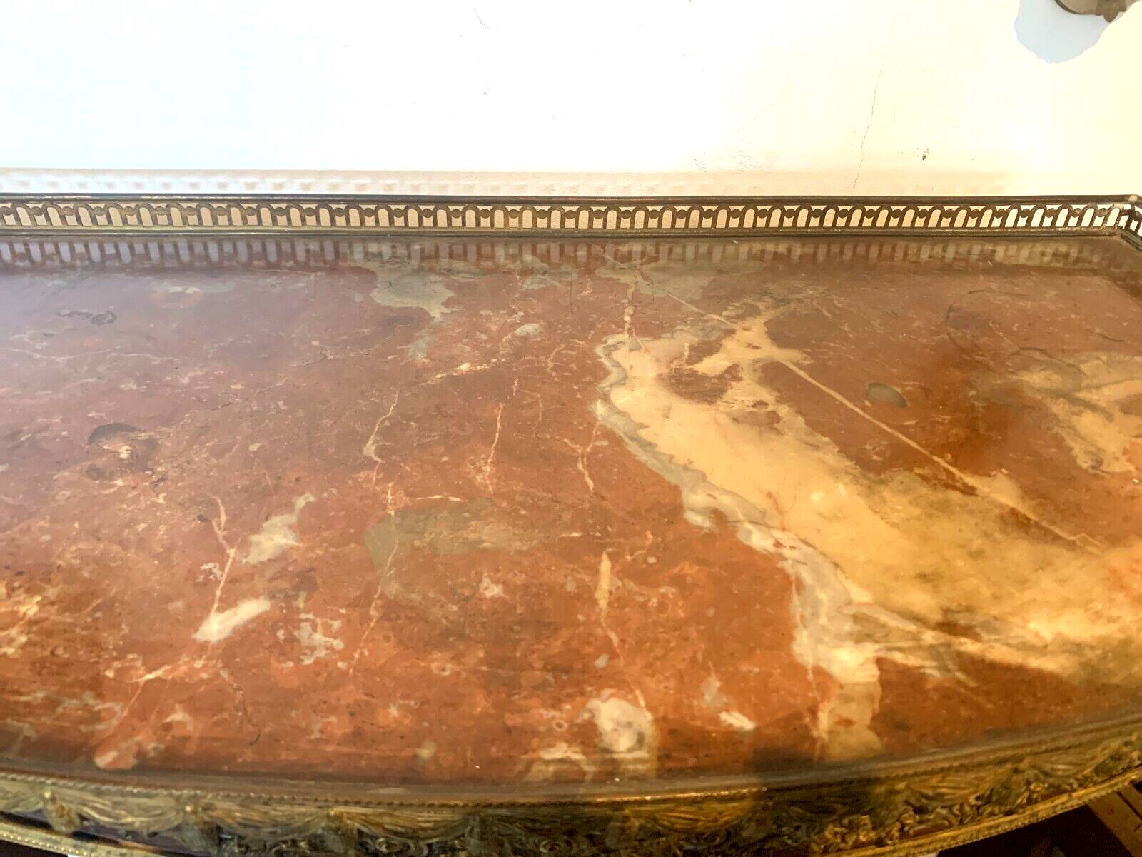 Napoleon III Showcase In Mahogany And Chiseled Bronze 20th Century