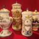 Set of 4 apothecary jars