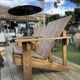Adirondack style garden armchair