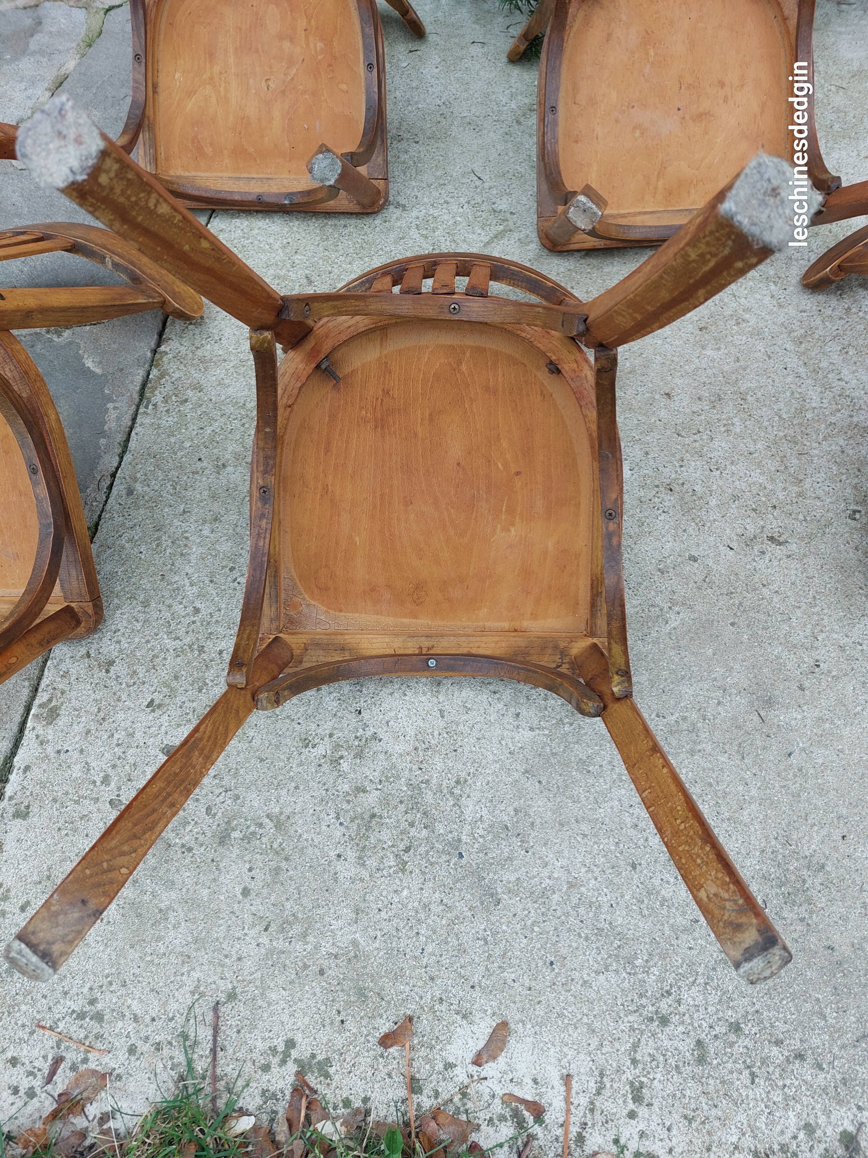 6 Luterma bistro chairs