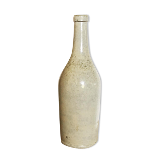 Stamped terracotta bottle