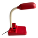 Lampe de bureau articulée rouge vintage Italy